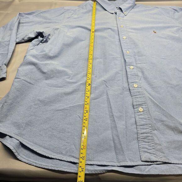 Polo Ralph Lauren Flesh Pony Oxford Long Sleeve Button Down Shirt 4xb‎ Men - Picture 4 of 8